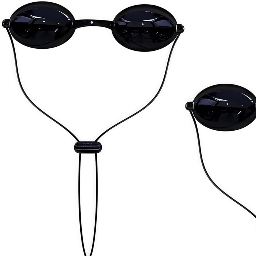 Amazon Black Women's Glasses tanning goggles. Tanning bed summer uv